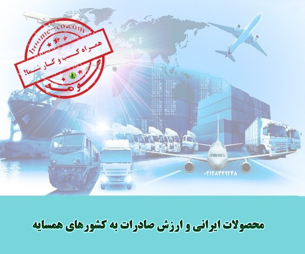 You are currently viewing محصولات ایرانی و ارزش صادرات به کشورهای همسایه
